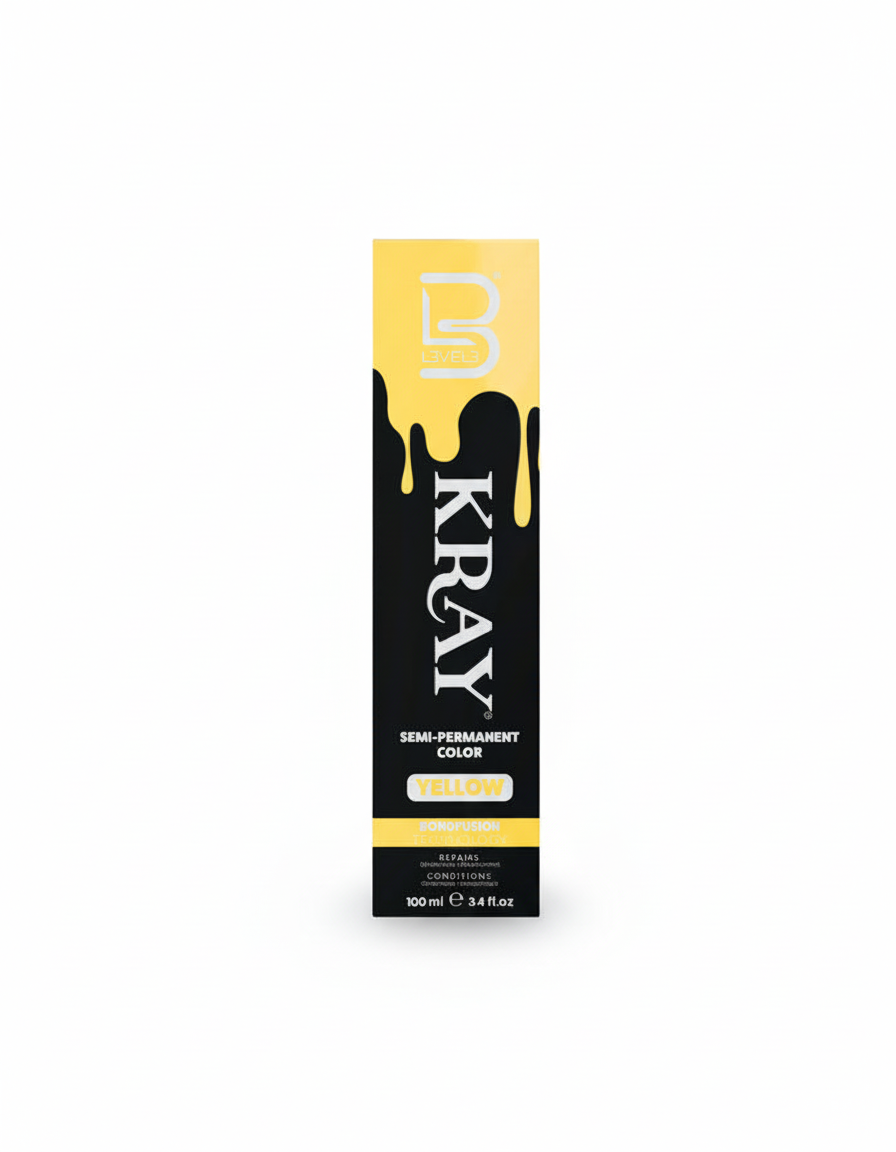 SEMI-PERMANENT COLOR YELLOW KRAY 100ML L3VEL3