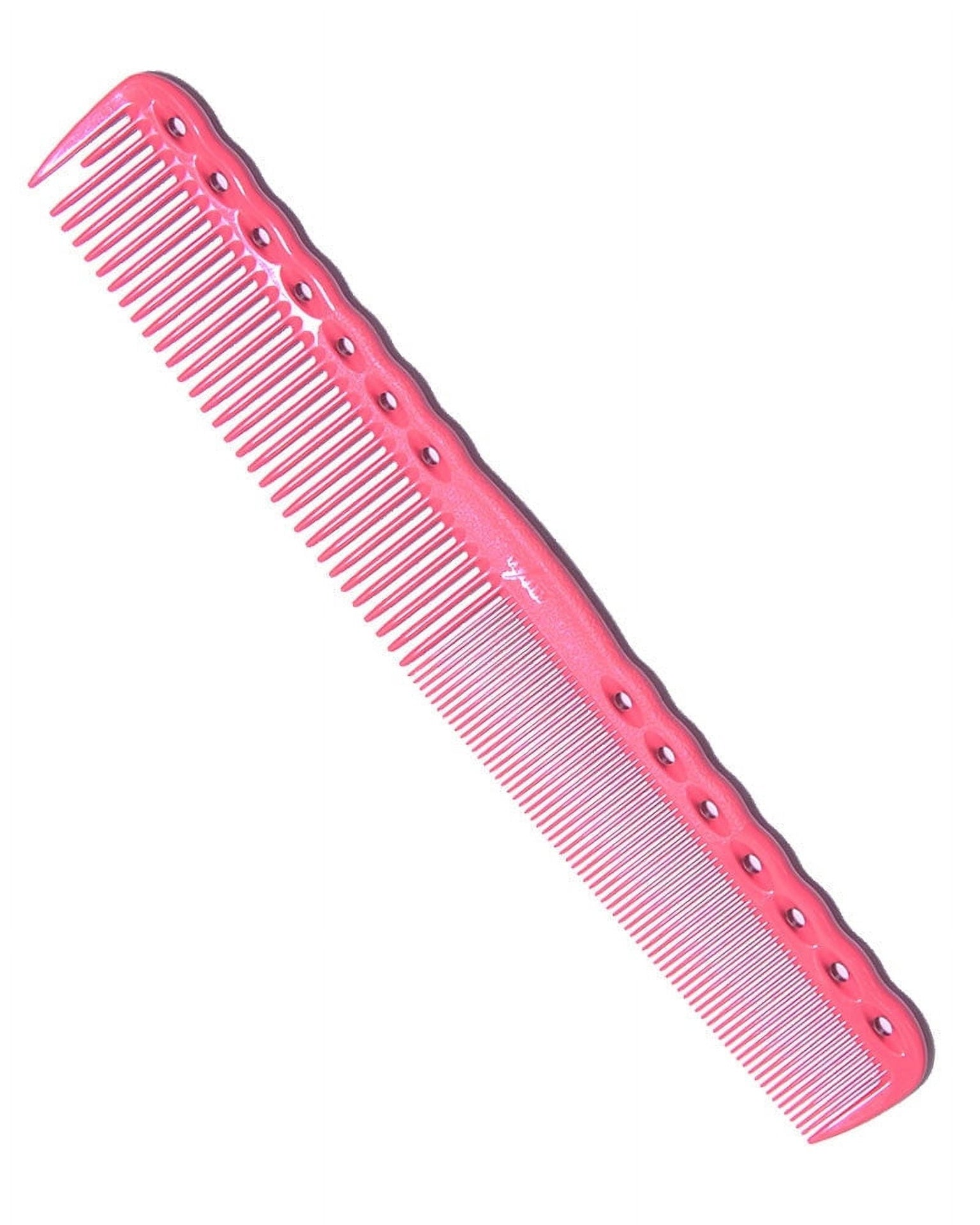 YS PARK 334 ROSA – PEINE DE DIENTES FINOS PARA BARBERÍA PROFESIONAL