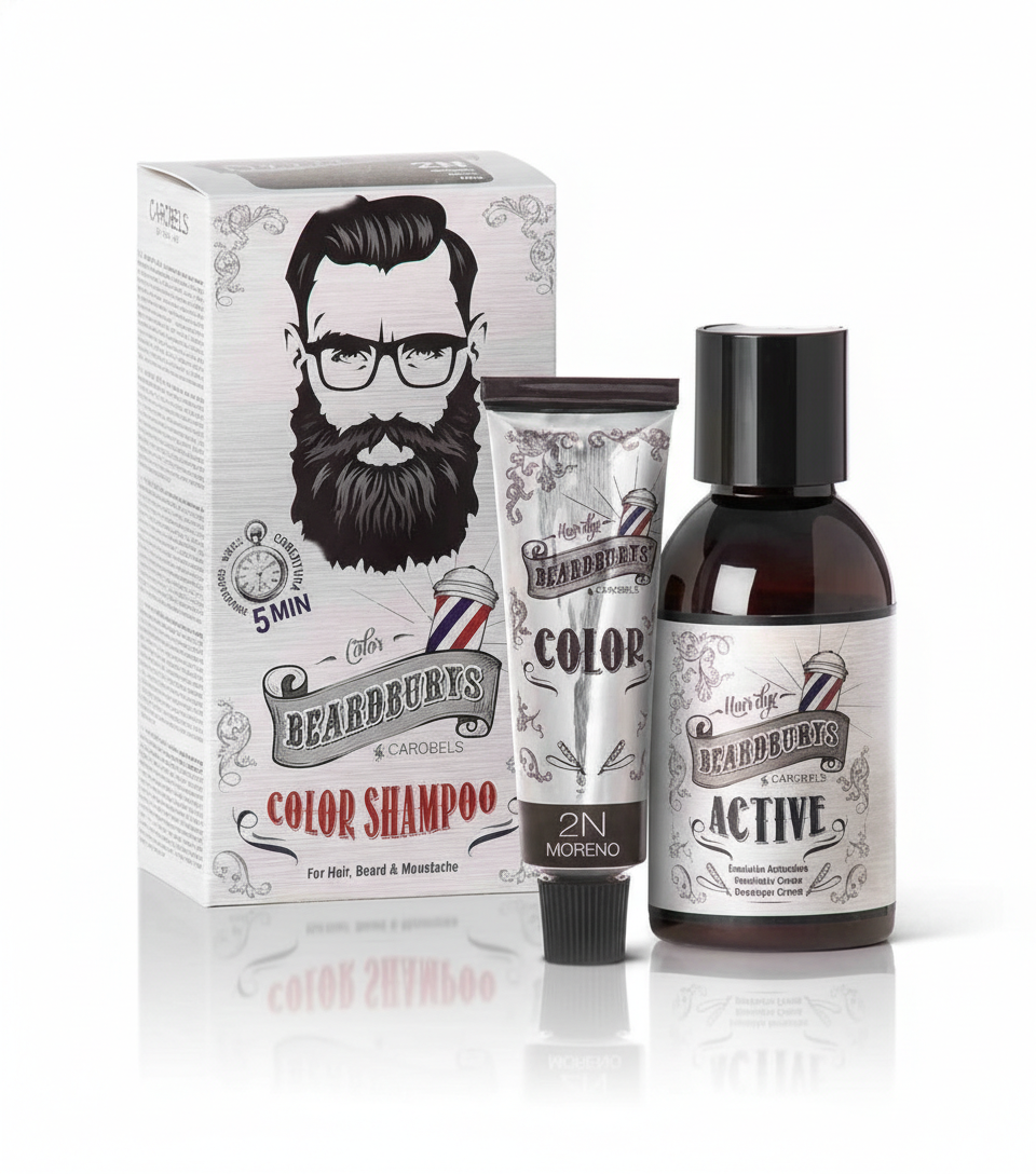 Beardburys Color Shampoo 2N Moreno 2.0