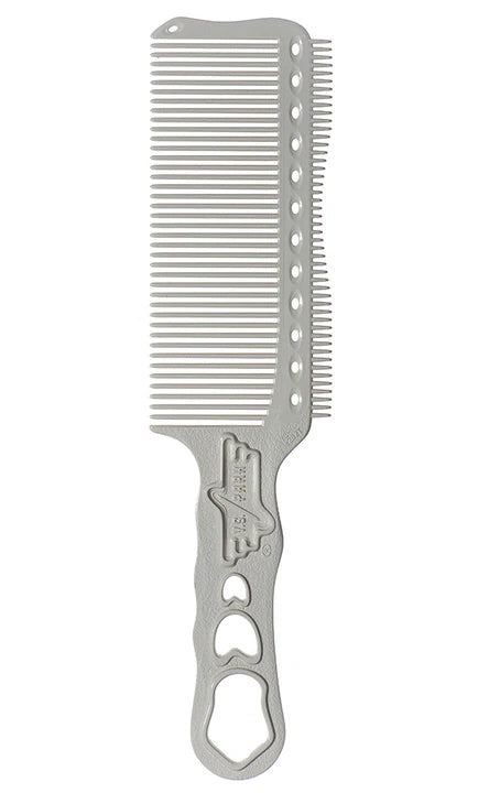 Ys park comb 282 slim barber YS PARK 282 SLIM BARBER COMB WHITE – PEINE ESTRECHO PROFESIONAL PARA DETALLE Y CONTROL