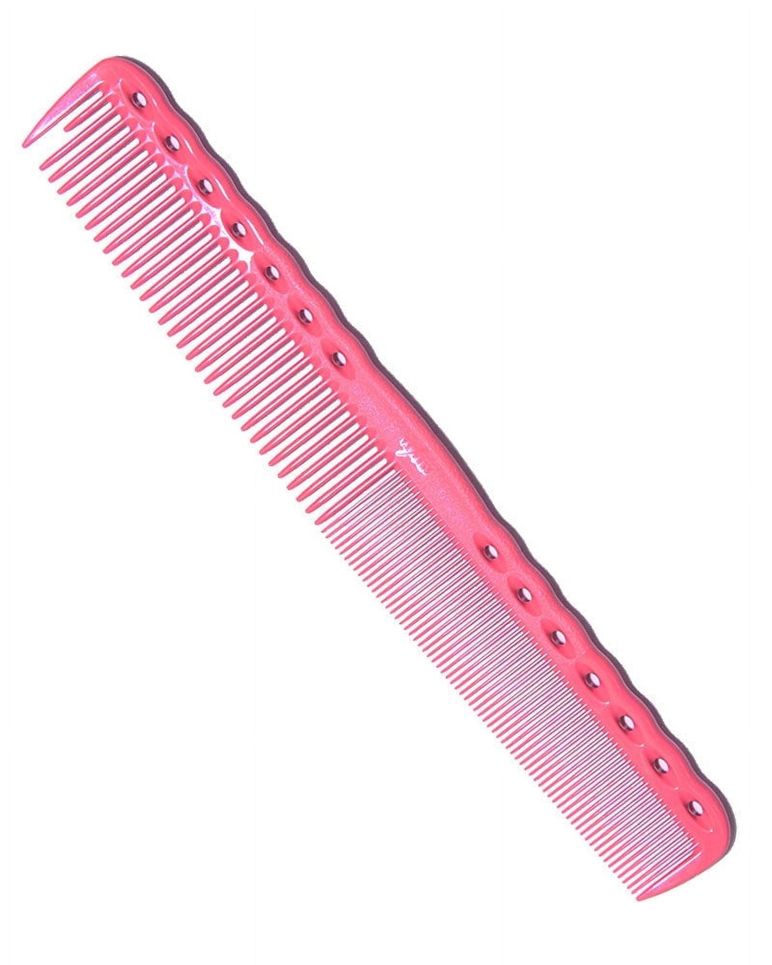 YS PARK 334 ROSA – PEINE DE DIENTES FINOS PARA BARBERÍA PROFESIONAL