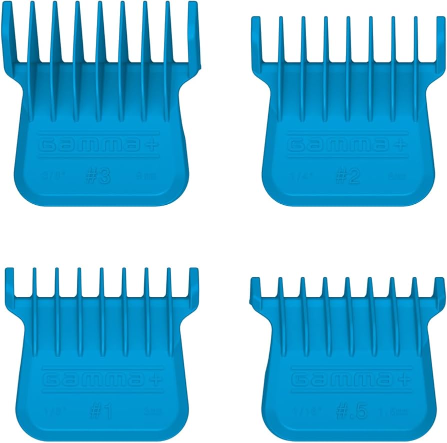 SET 4 PETTINI LAMA WIDE TRIMMER AZZURRI