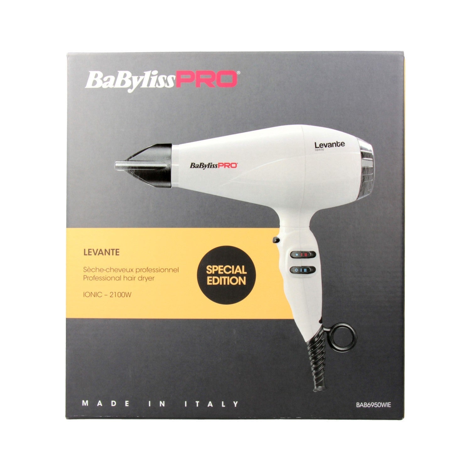 Babyliss 2100 White Levante Dryer
