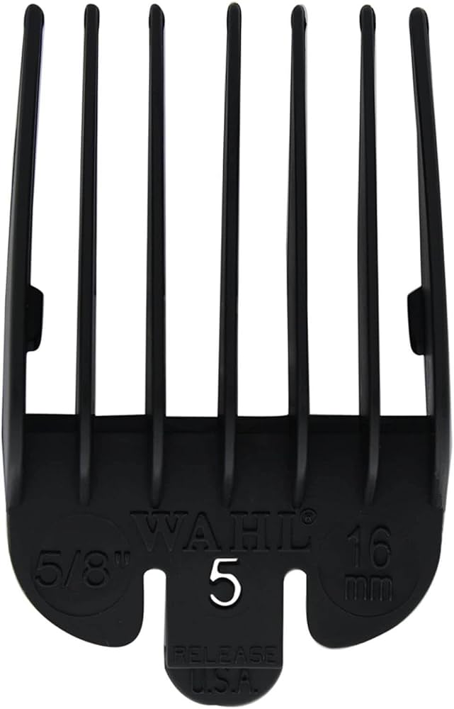 PEINE WAHL NÚMERO 5 – GUÍA DE CORTE DE 16 MM PARA CLIPPERS PROFESIONALES