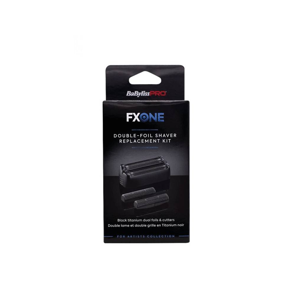 FXONE SHAVER DOUBLE FOIL BLACK – RECAMBIO DE LÁMINA DOBLE PARA AFEITADORA BABYLISSPRO