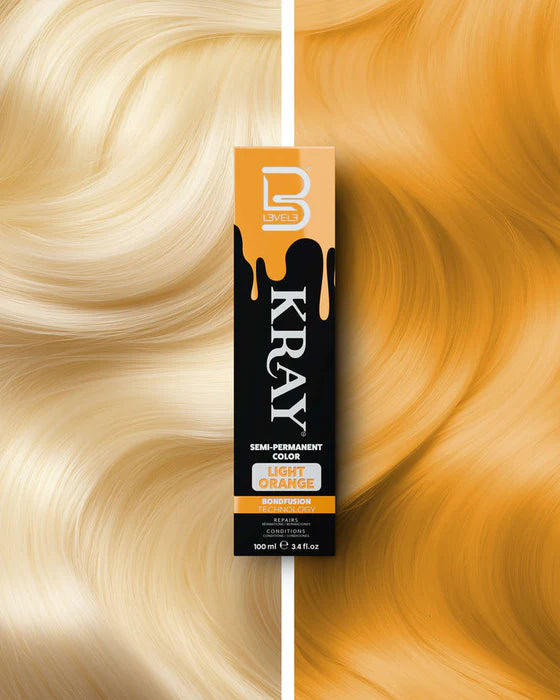 SEMI-PERMANENT COLOR LIGHT ORANGE KRAY 100ML L3V