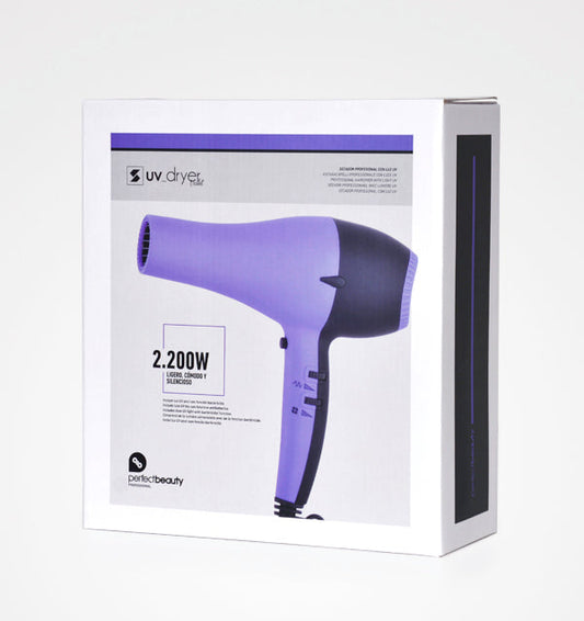 SECADOR CON LUZ ULTRAVIOLETA UV DRYER VIOLET
