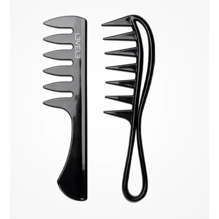 LV3 2PC PEINES ESTILISMO T29 – SET DE PEINES PROFESIONALES PARA CORTE Y MARCADO
