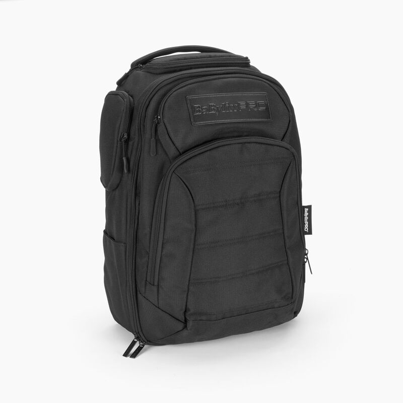Mochila profesional BaBylissPRO para barberos, con compartimentos organizadores