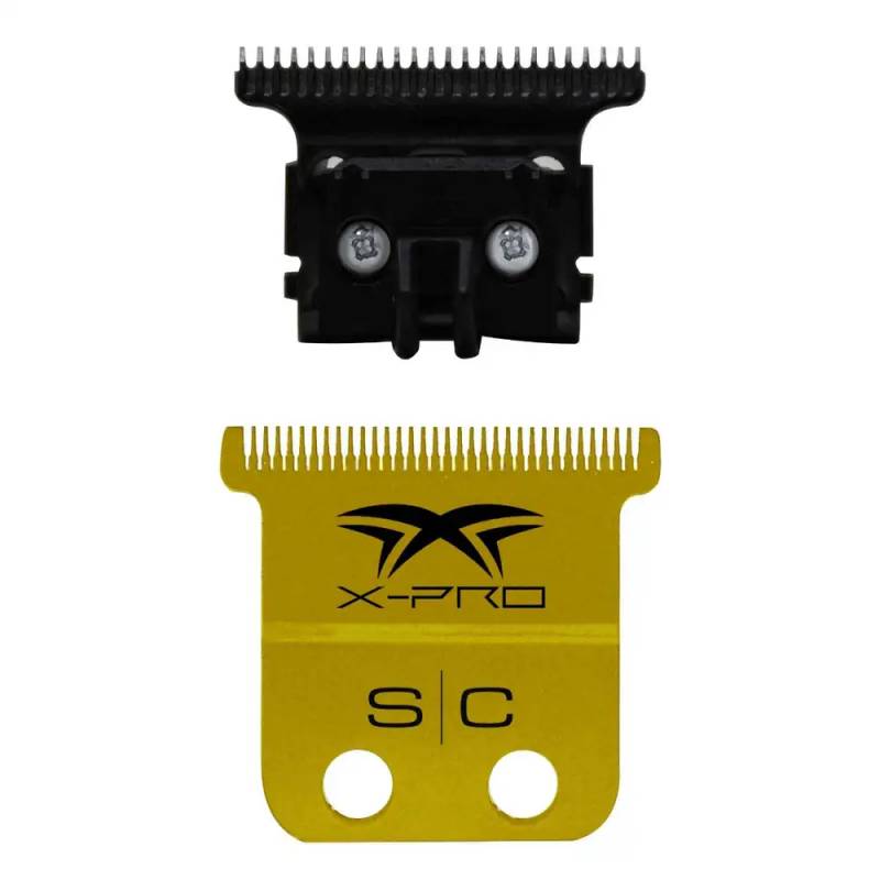Set cuchillas Gamma+ X-PRO GOLD WIDE + móvil para trimmer