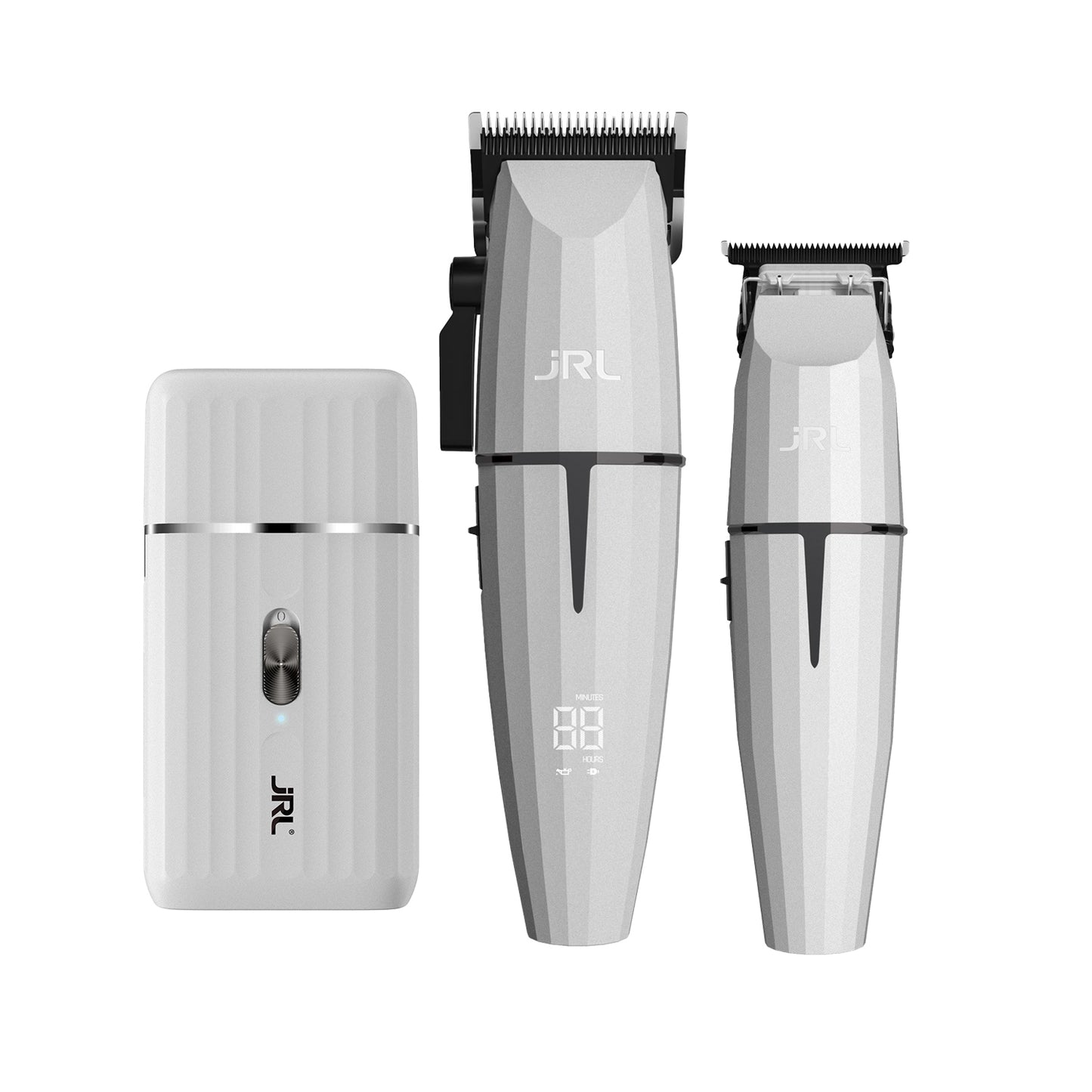 Kit completo Gamma+ GHOST 2 con clipper, trimmer y shaver Onyx