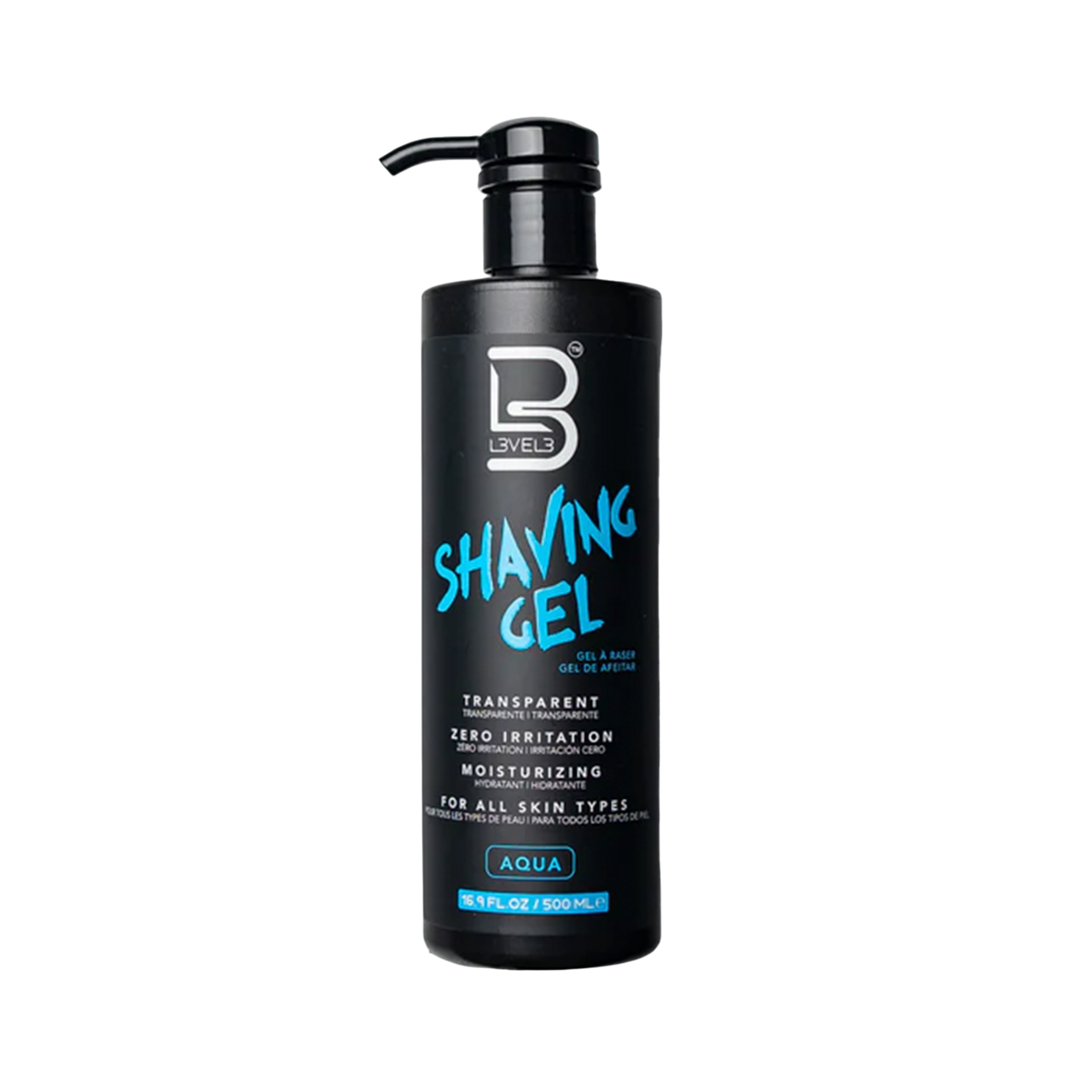 L3VEL3 SHAVING GEL AQUA 500ml