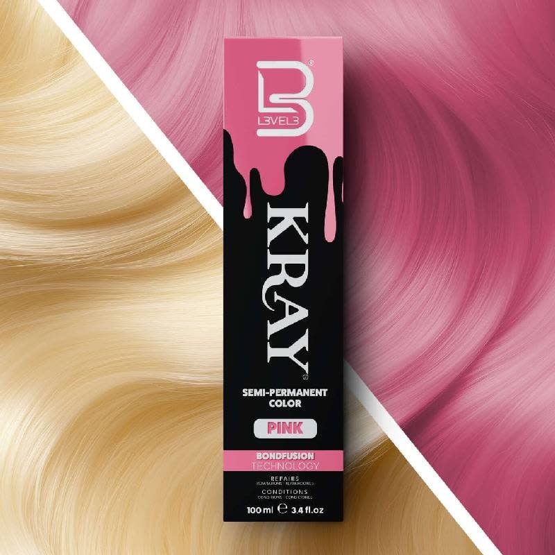 SEMI-PERMANENT COLOR ELECTRIC PINK KRAY 100ML L3V