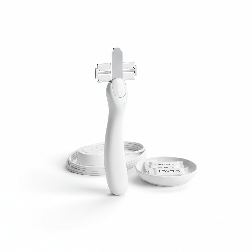 L3VEL3 ROZOR HOLDER WHITE