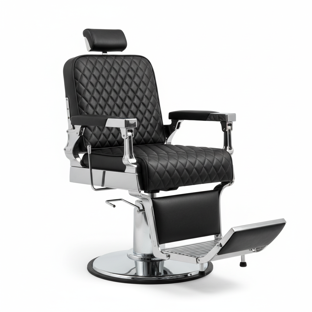 SILLON BARBERO OLIMPO BLACK