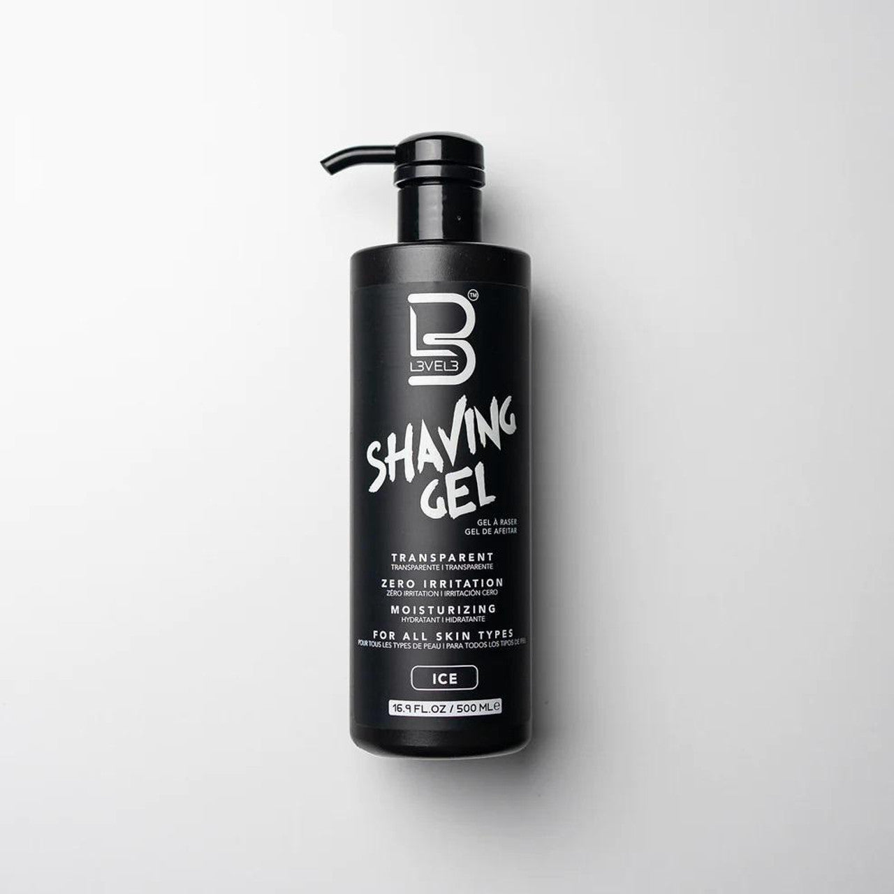 L3VEL3 SHAVING GEL ICE 500ml