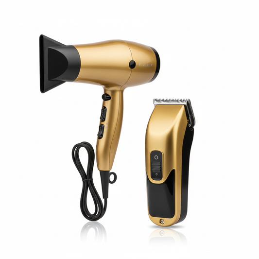 SECADOR GAMMA +BARBER PHON COLOR ORO /GOLD