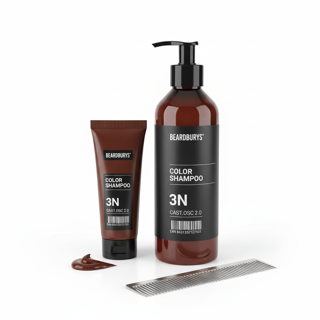 Beardburys Color Shampoo 3N Cast.Osc 2.0