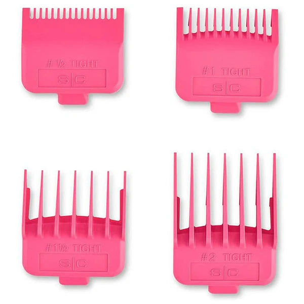 SET 4 PETTINI TIGHT GUARDS CLIPPER ROSA