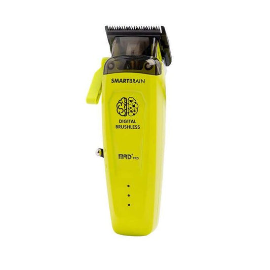 MRD Pro Metal Clipper – vista frontal de la máquina de corte profesional con cuerpo metálico.