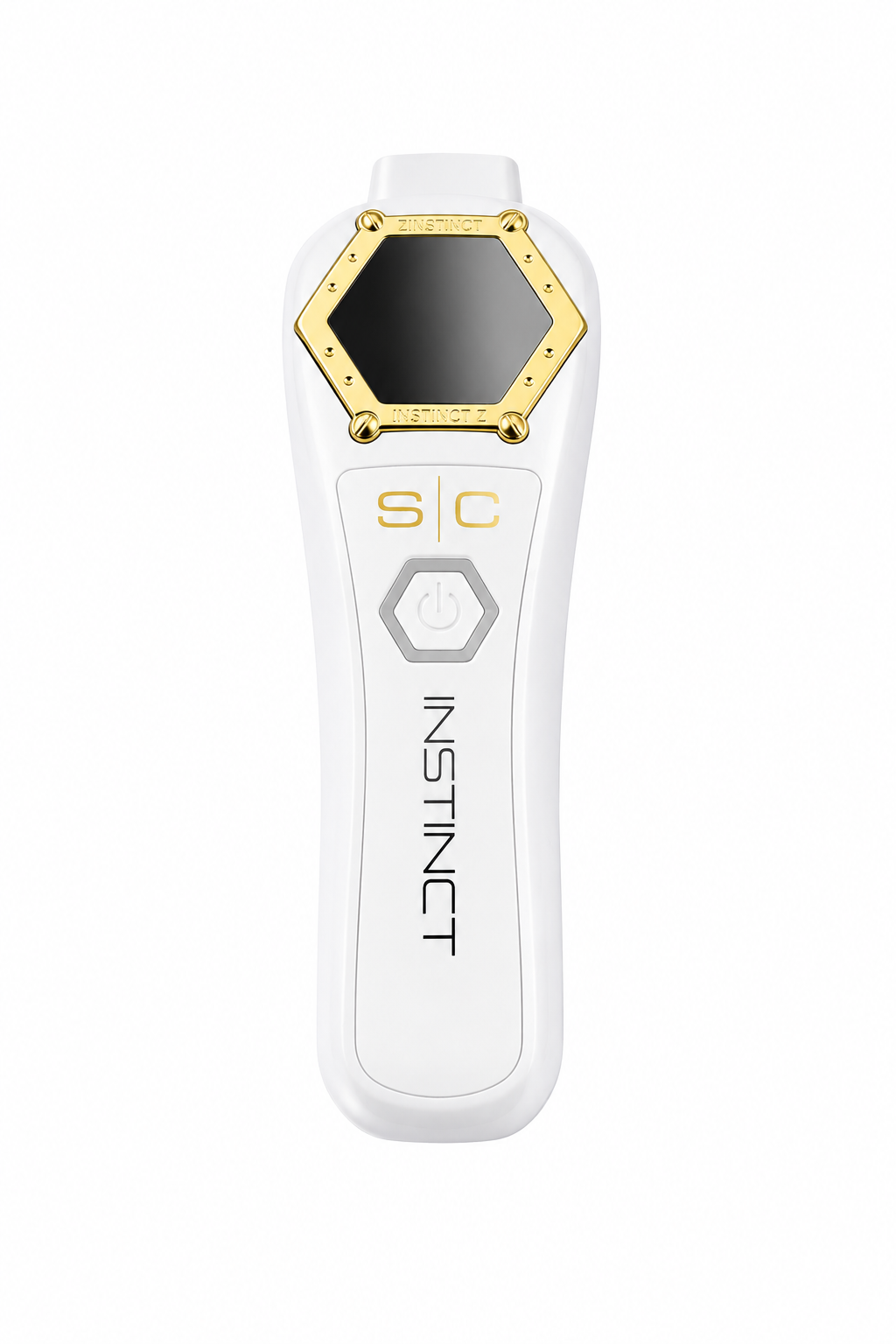 CARCASA  SUPERIOR DE TRIMMER INSTINCT METAL BLANCA