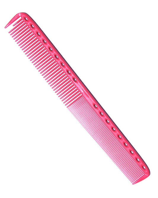 YS PARK 335 XL FINE TOOTH COMB PINK – PEINE EXTRA LARGO DE PRECISIÓN CON VISIBILIDAD EXTENDIDA
