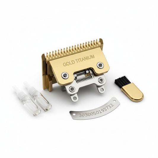 GOLD TITANIUM CLIPPER BLADES