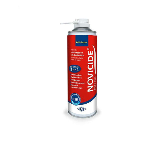 NOVECIDE SPRAY BLADE CARE 500ML - mantenimiento profesional de herramientas de barbería