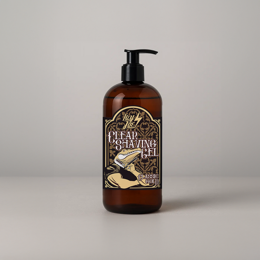 Clear Shaving Gel Hey Joe! 250 ml Classic Gold – Mismo rendimiento, tamaño ideal