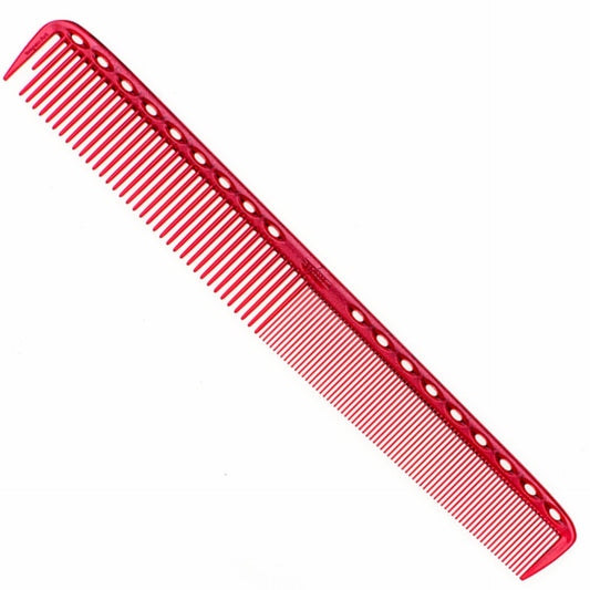 YS PARK 335 XL FINE TOOTH COMB RED – PEINE EXTRA LARGO DE DIENTES FINOS PARA CORTE DE PRECISIÓN