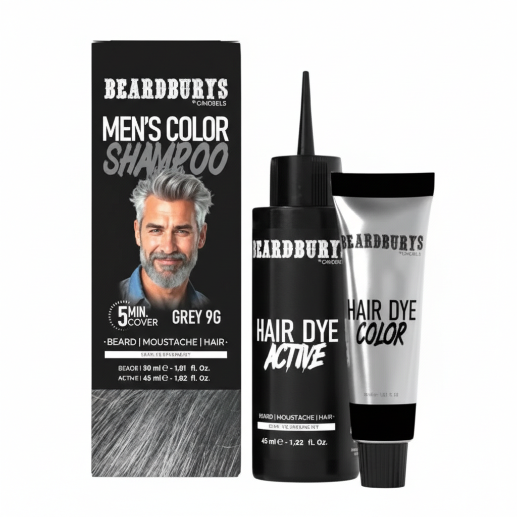Beardburys Color Shampoo 9G Grey 2.0