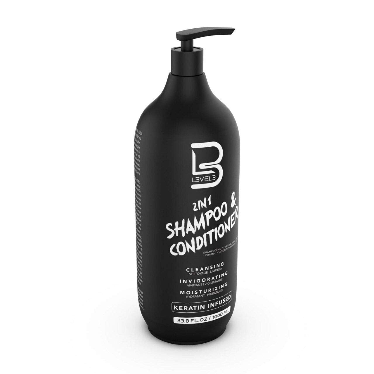 2 EN 1 CHAMPÚ Y ACONDICIONADOR CON QUERATINA 1000 ML LEVEL 3