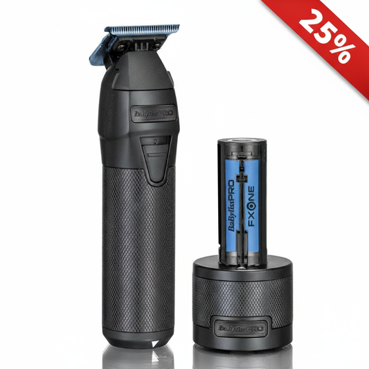 FXONE BLACK SKELETON – TRIMMER PROFESIONAL CON CUCHILLA EXPUESTA Y MOTOR DIGITAL