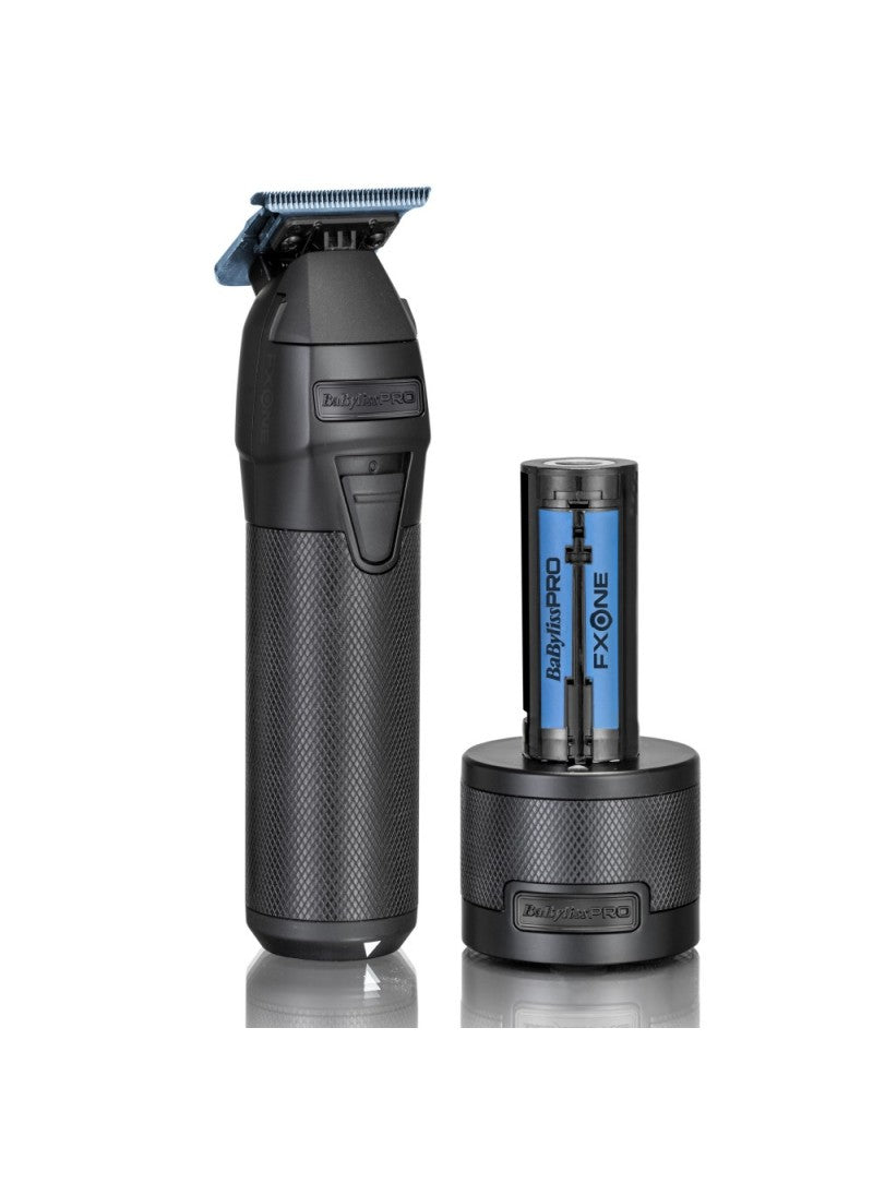 FXONE BLACK SKELETON – TRIMMER PROFESIONAL CON CUCHILLA EXPUESTA Y MOTOR DIGITAL
